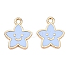 Alloy Enamel Pendants ENAM-G235-12G-03-1