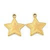 Ion Plating(IP) 304 Stainless Steel Pendants X-STAS-P365-09G-1