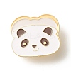 Toast with Panda Enamel Pin JEWB-C012-04C-1