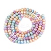 Anti-Tarnish Electroplate Rondelle Glass Beads Strands EGLA-T021-3mm-17-17-2