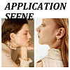 201 Stainless Steel Hoop Earrings EJEW-UN0001-30-7