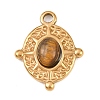 Natural Tiger Eye Pendants STAS-P434-03G-1