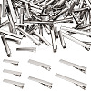 70Pcs 7 Styles Iron Flat Alligator Hair Clip Findings IFIN-TA0001-69-1