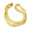 Electroplated Synthetic Non-magnetic Hematite Beads Strands G-C136-A01-03-2