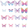 160Pcs 16 Style Polyester Fabric Wings Crafts Decoration DIY-SC0019-39-1