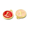 (Defective Closeout Sale)Platinum & Golden Plated Alloy Enamel Charms ENAM-XCP0001-42PG-3