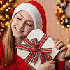 3Roll 3 Styles Polyester Striped Ribbon OCOR-DC0001-18-7