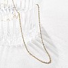 304 Stainless Steel Necklace LS-MAK-F033-01G-4