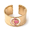 304 Stainless Steel Enamel Cuff Bangles for Women LS-BJEW-B166-02G-4