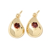 Brass Micro Pave Cubic Zirconia Pendants KK-C143-01G-1