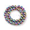 Electroplate Glass Beads Strands EGLA-R047-4mm-02-2