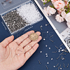 1600Pcs 2 Styles  304 Stainless Steel Flat Round Blank Peg Stud Earring Findings FIND-BBC0003-53B-3