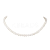 Natural Cultured Freshwater Pearl Potato Beaded Nekclaces NJEW-JN05869-2