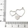 201 Stainless Steel Pendants LS-STAS-R133-01P-05-3