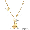 Luck Rabbit 304 Stainless Steel Pendant Necklaces KA9286-3-2