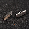 Non-Tarnish 304 Stainless Steel Ribbon Crimp Ends LS-X-STAS-M250-11-1