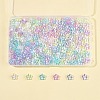97.2G 6 Colors Transaparent Acrylic Beads PACR-FS0001-07-6