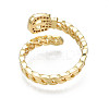 Exquisite Cubic Zirconia Chain Belt Shape Cuff Ring RJEW-N035-060-NF-2