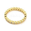 Rack Plating Brass Finger Ring with Cubic Zirconia RJEW-D014-01B-G-2