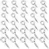 600Pcs 3 Styles 304 Stainless Steel Screw Eye Pin Peg Bails STAS-BBC0005-13-1