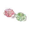 UV Plating Iridescent Transparent Acrylic Beads LS-OACR-O006-07D-2