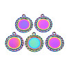 Alloy Pendant Cabochon Settings PALLOY-S180-274-NR-1