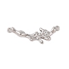 Alloy Crystal Rhinestone Branch Links Connector Charms LS-FIND-Z053-06P-1