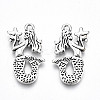 Tibetan Style Alloy Pendants X-TIBE-S323-084AS-RS-1