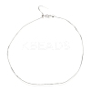 Adjustable Electroplate Brass Venetian Chain Necklaces MAK-L028-02P-2