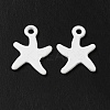 Spray Painted 201 Stainless Steel Charms STAS-I672-06B-1