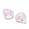 Frosted Transparent Acrylic Beads OACR-F013-05-2