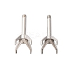 304 Stainless Steel Stud Earring Findings STAS-B091-02C-05P-1