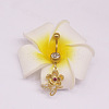 316L Surgical Stainless Steel Micro Pave Clear Cubic Zirconia Belly Rings FS-WGA8928-08-1