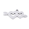 Non-Tarnish Valentine's Day 201 Stainless Steel Charms LS-STAS-S081-091-1