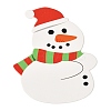 Christmas Theme Snowman Shape Paper Candy Lollipops Cards CDIS-I003-01-3