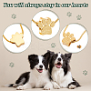 Paw Print Urn Ashes Necklace NJEW-WH0024-01G-3