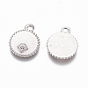 Tarnish Resistant 304 Stainless Steel Pendant Rhinestone Settings STAS-G218-15P-2