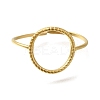 Ion Plating(IP) 304 Stainless Steel Cuff Rings for Women RJEW-U017-35G-2