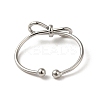 Brass Cuff Rings for Women RJEW-D026-03P-3