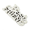 Tibetan Style Alloy Connector Charms TIBE-I026-6020AS-2