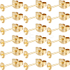 50Pcs Ion Plating(IP) 304 Stainless Steel Stud Earring Findings STAS-BBC0004-52-1