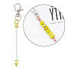 Alloy Beadable Pendant Decorations LS-KEYC-D288-01G-1