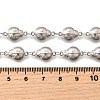 304 Stainless Steel Ladybug Link Chain Necklaces for Women Men NJEW-K249-21A-P-5