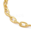 Alloy Heart Charm Bracelet with Cable Chains BJEW-JB10130-02-4