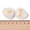 Natural Quartz Crystal Heart Engraving MBTI Figurines Statues for Home Office Desk Decorations G-K353-05P-3