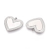304 Stainless Steel Pendant Cabochon Settings LS-STAS-T065-89P-2
