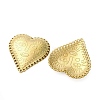 304 Stainless Steel Heart with Face Multi-Strand Links STAS-Z142-15G-2
