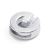 Alloy Slide Charms ALRI-WH0005-09G-P-2