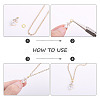 Beadthoven 16 Pcs 8 Styles Brass Micro Pave Cubic Zirconia Links Connectors & Pendants KK-BT0001-08-14