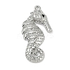 Brass Micro Pave Cubic Zirconia Pendants KK-I719-38P-1